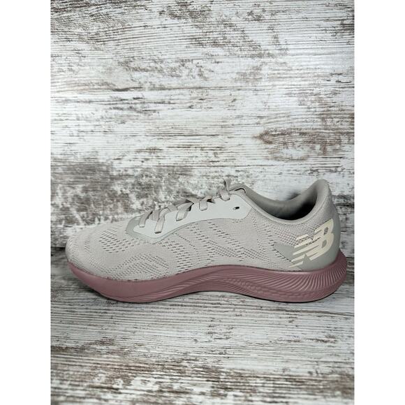 Women's New Balance DynaSoft Pro Run V2 Light Biege Running Shoes Sz 9B Athletic - Picture 3 of 10